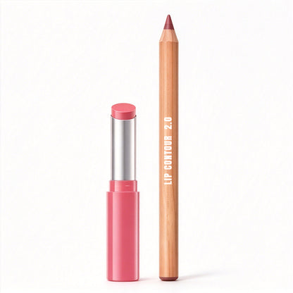 Lip Liner and Lipstick Set (Matte & Glossy Finishes)