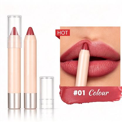 Matte Lipstick Pencil – Waterproof, Non-Transfer Lip Liner & Lip Color Pencil