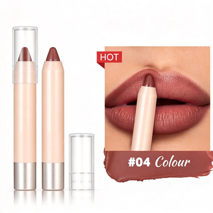 Matte Lipstick Pencil – Waterproof, Non-Transfer Lip Liner & Lip Color Pencil