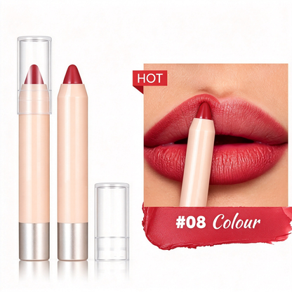 Matte Lipstick Pencil – Waterproof, Non-Transfer Lip Liner & Lip Color Pencil