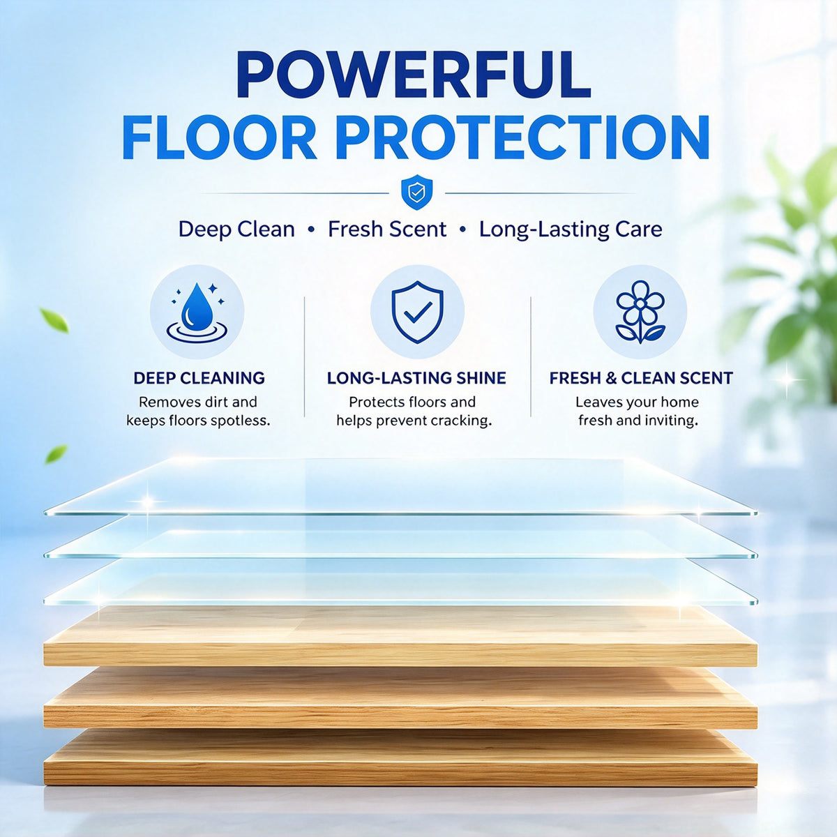 ✨ Multi-Floor Cleaning Sheets (Clean / Polish / Brighten / Scent)